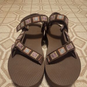 Teva Universal Crochet Flatform From Free people
